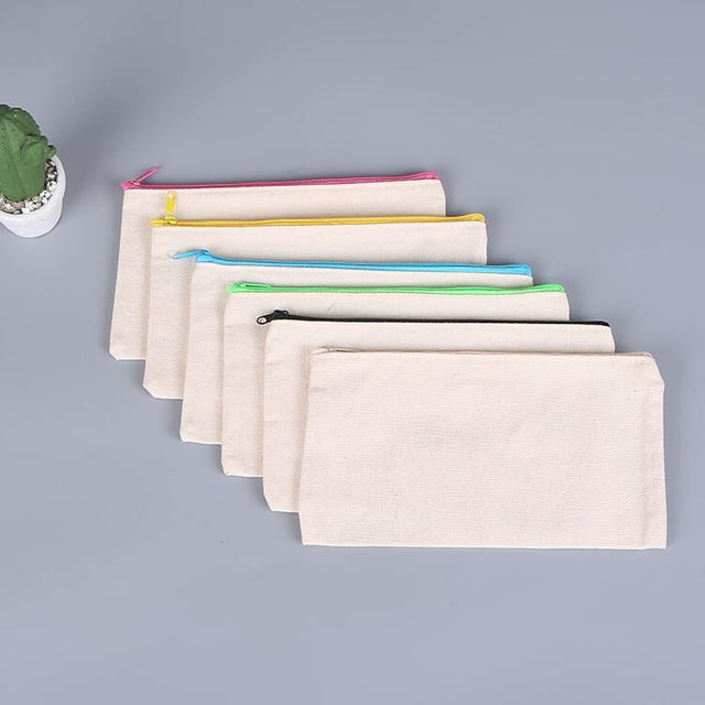 Creative Canvas Zipper Pencil Case - Yorkn Inc✅