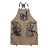 Cross - back Tie Canvas Apron - Yorkn Inc✅