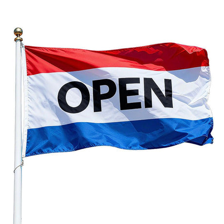 Custom Business Open Flag - Yorkn Inc✅