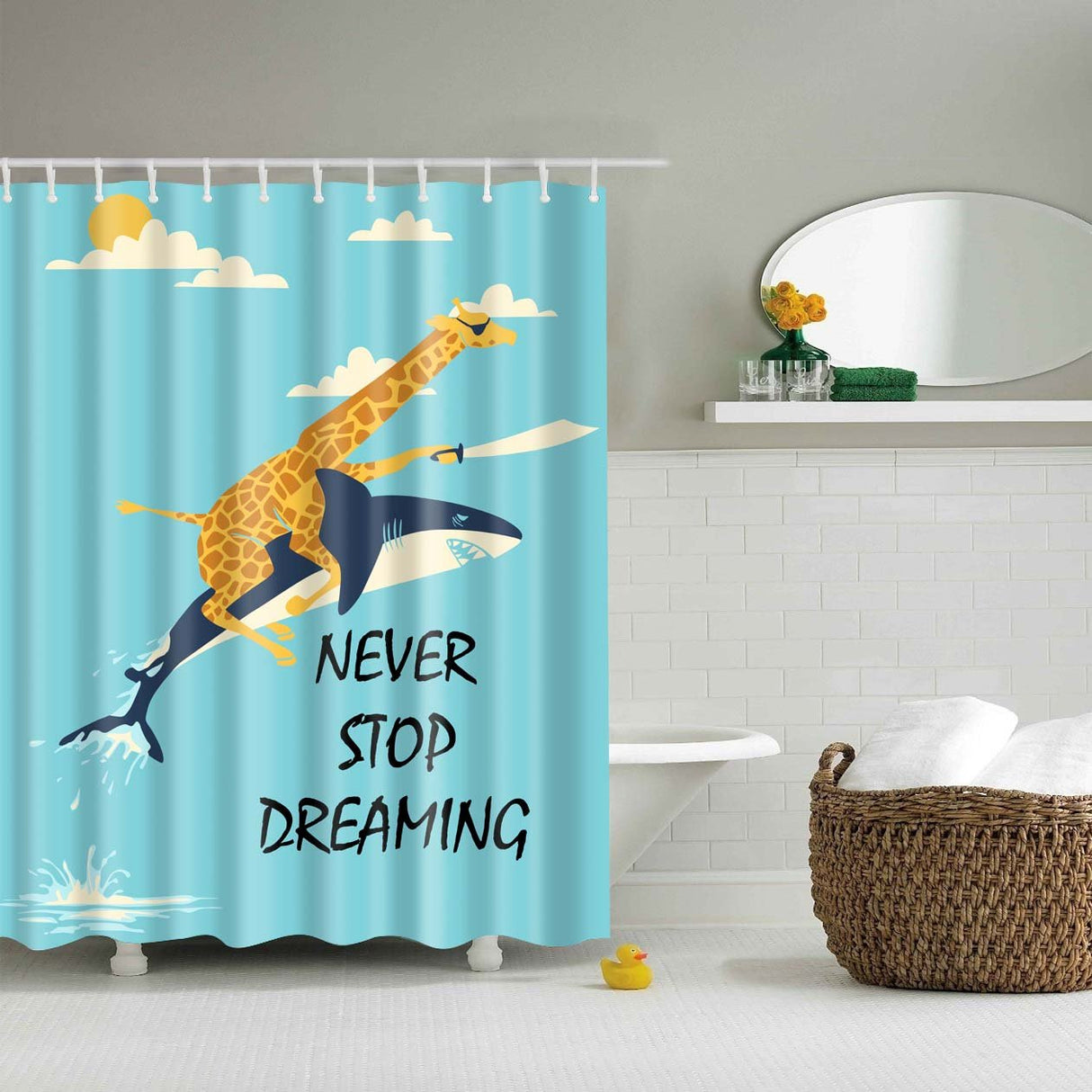 Custom Size Shower Curtain - Yorkn Inc✅