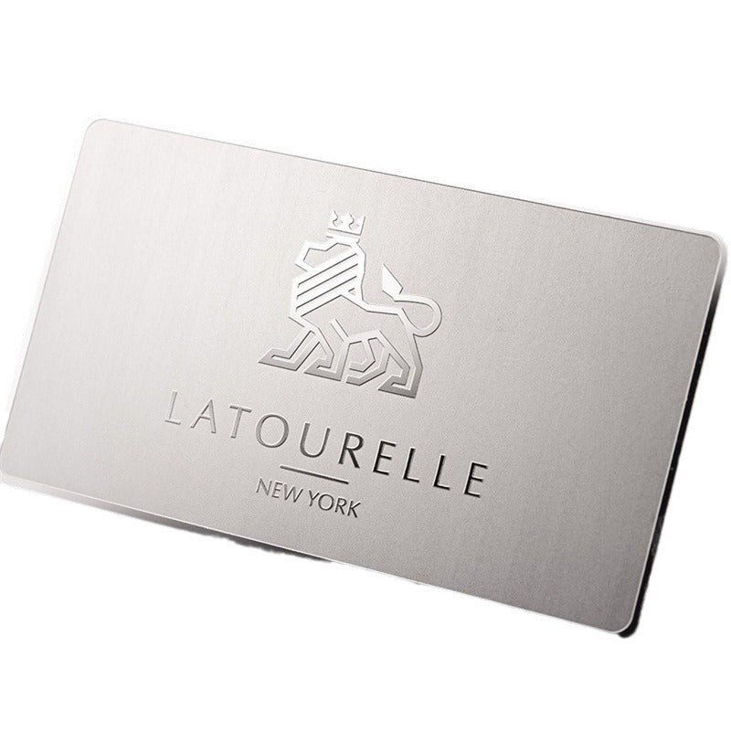 Custom Stainless Steel Business Card - Yorkn Inc✅