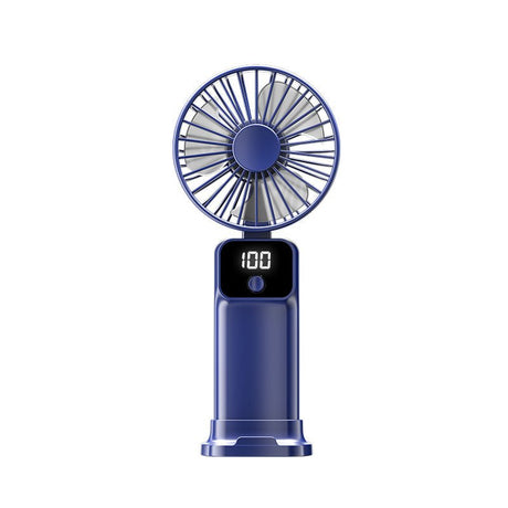 Digital Display Handheld Fan With Base - Yorkn Inc✅