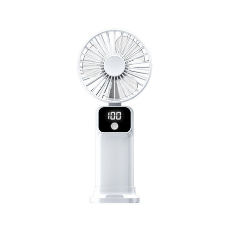 Digital Display Handheld Fan With Base - Yorkn Inc✅