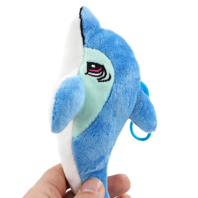 Dolphin Shape Plush Chewing Doll Toy - Yorkn Inc✅