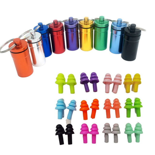 Ear Plugs In Metal Canister W/key Ring - Yorkn Inc✅