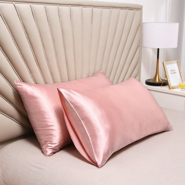 Faux Silk Pillow Cases - L - Yorkn Inc✅
