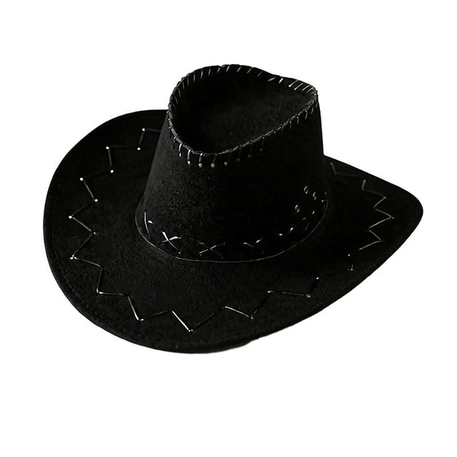 Faux Suede Western Cowboy Hat - Yorkn Inc✅
