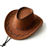 Faux Suede Western Cowboy Hat - Yorkn Inc✅