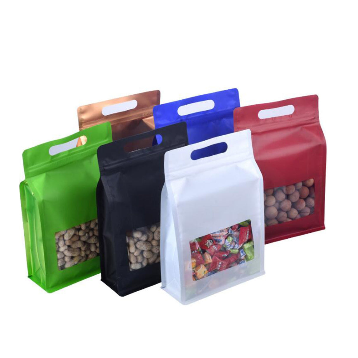 Flat Bottom Stand Up Zip Reusable Bag - Yorkn Inc✅