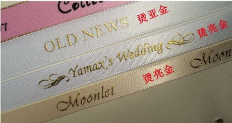 Foil Polyester Satin Ribbon - Yorkn Inc✅