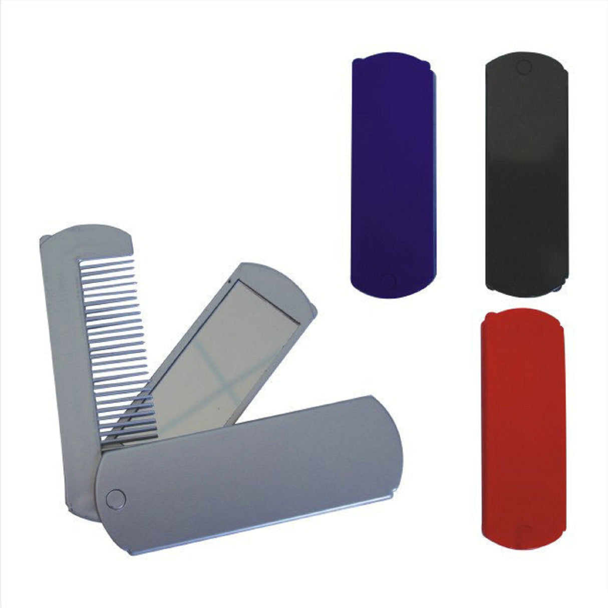 Folding Pocket Comb With 2 Sides Of Mirror - Yorkn Inc✅