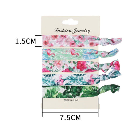 Fullsize Printed Elastic Hairties Ribbon - Yorkn Inc✅