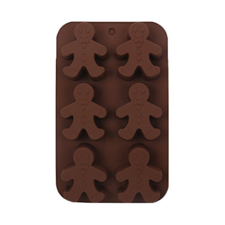 Gingerbread Man Silicone Baking Mold - Yorkn Inc✅