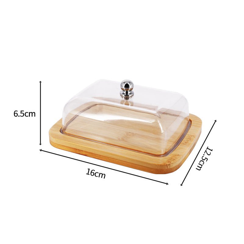 Glass Butter Dish With Lid - By Boat - Yorkn Inc✅