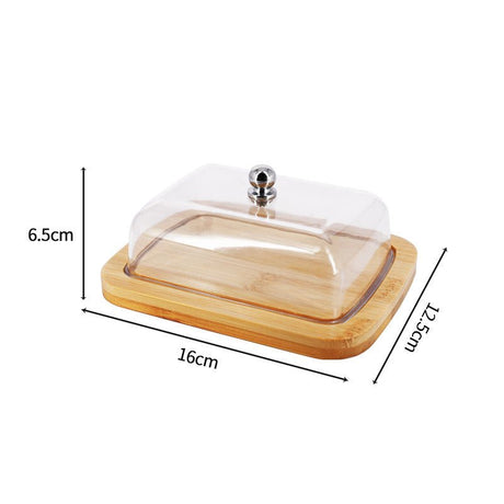 Glass Butter Dish With Lid - By Boat - Yorkn Inc✅