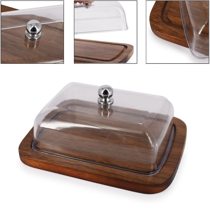 Glass Butter Dish With Lid - By Boat - Yorkn Inc✅