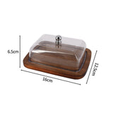 Glass Butter Dish With Lid - By Boat - Yorkn Inc✅