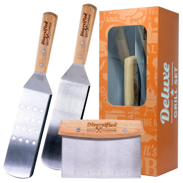 Grilling Scraper & Flippers Set - Yorkn Inc✅