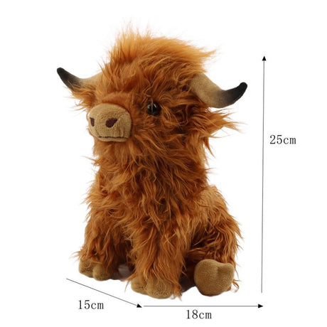 Highland Cow Stuffed Animals Plush Toy - Yorkn Inc✅
