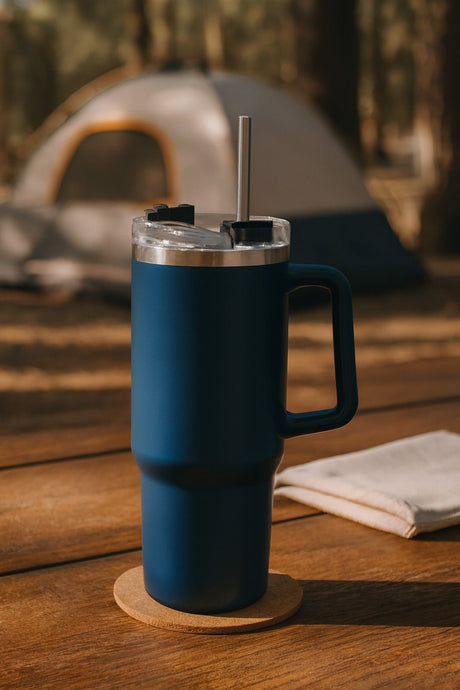 Hydration Tumbler 40 Oz Stainless Steel With Straw - Yorkn Inc✅