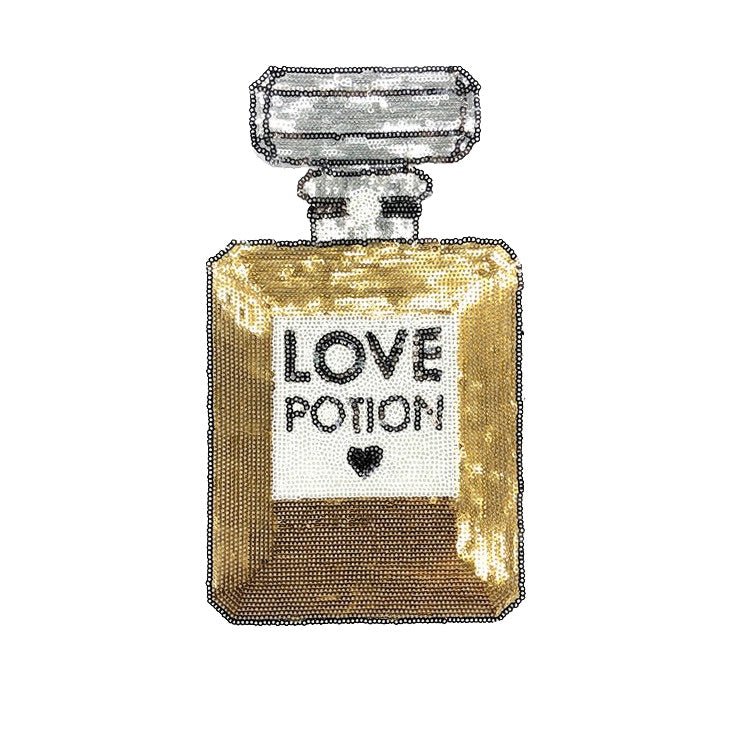 Iron On Bottle Sequin Cloth Patch - Yorkn Inc✅