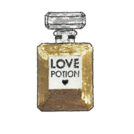 Iron On Bottle Sequin Cloth Patch - Yorkn Inc✅