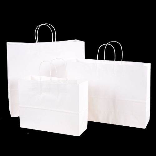 Kraft Paper Bag - white Color - Yorkn Inc✅