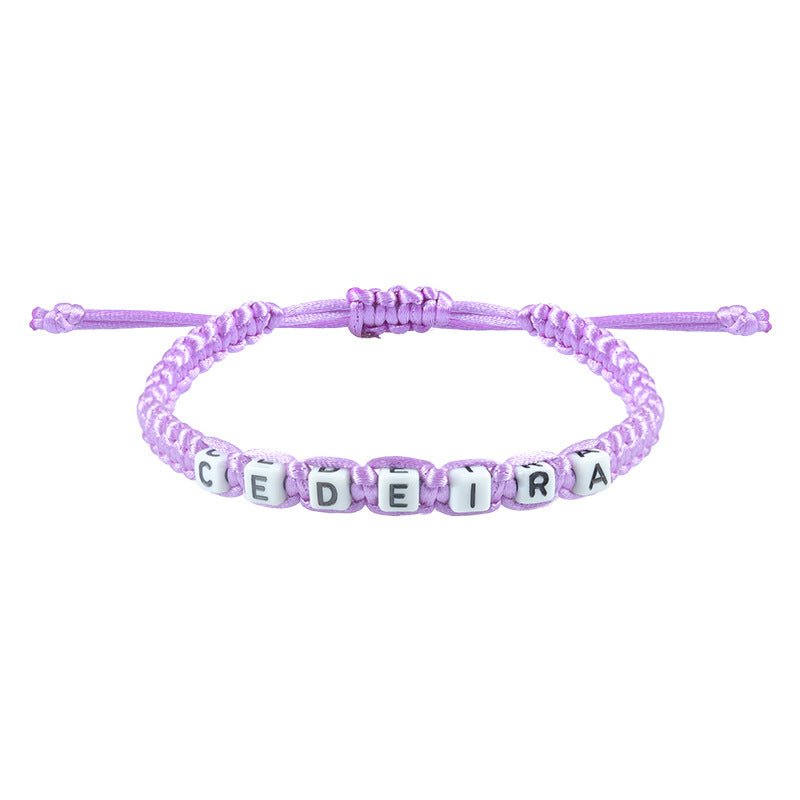 Letter Woven Bracelet - Yorkn Inc✅