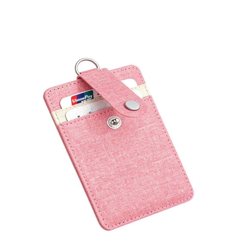 Linen Finish Pu Badge Holder - Yorkn Inc✅