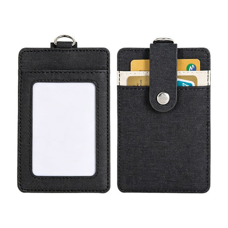 Linen Finish Pu Badge Holder - Yorkn Inc✅
