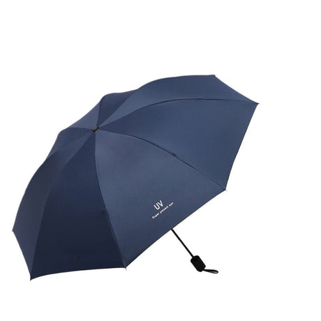Manual Folding Uv Black-backed Sun & Rain Umbrella - Yorkn Inc✅