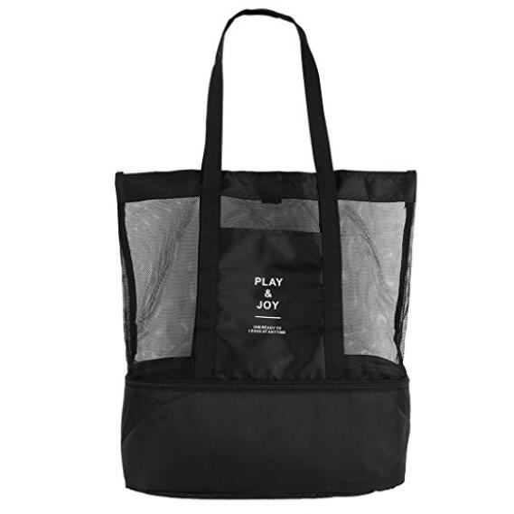 Mesh Beach Bag With Cooler - Yorkn Inc✅