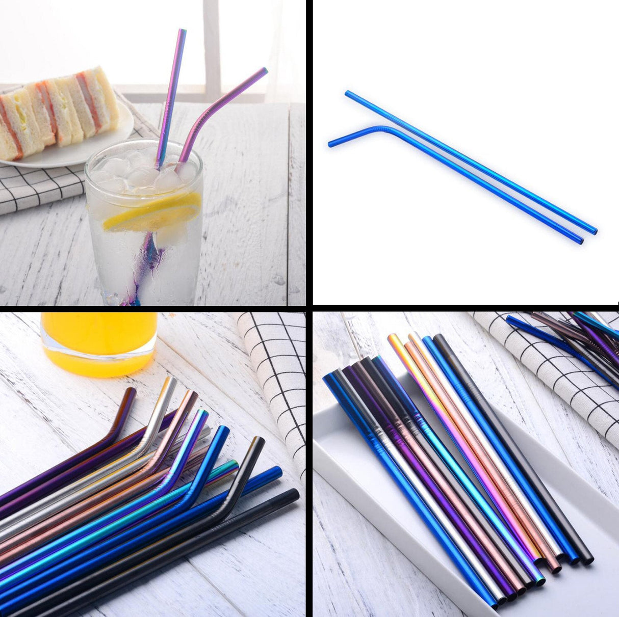 Metal Straws For Cold Beverage - Yorkn Inc✅