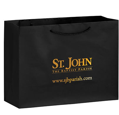 Middle Black Gloss Laminated Bag - Yorkn Inc✅