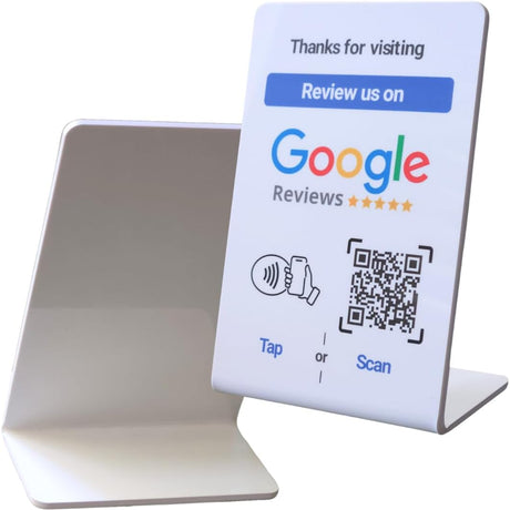 Nfc Tag Google Review Stand - Yorkn Inc✅