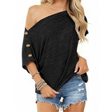 Off - the - shoulder T-shirt - Yorkn Inc✅