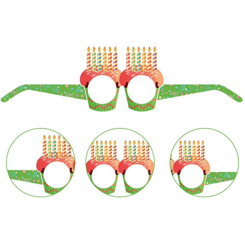 Paper Birthday Party Glasses - Yorkn Inc✅