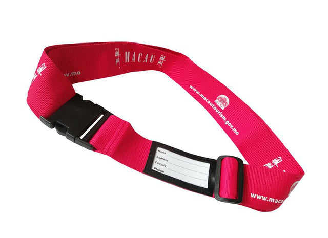 Polyester Luggage Belt/ Travel Strap With Label - Yorkn Inc✅