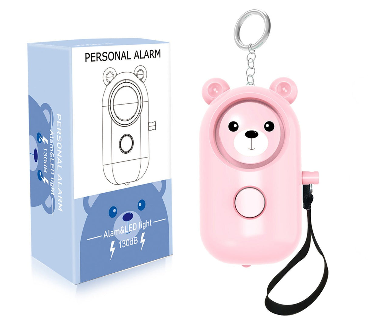 Portable Self Defense Alarm Keychain - Yorkn Inc✅
