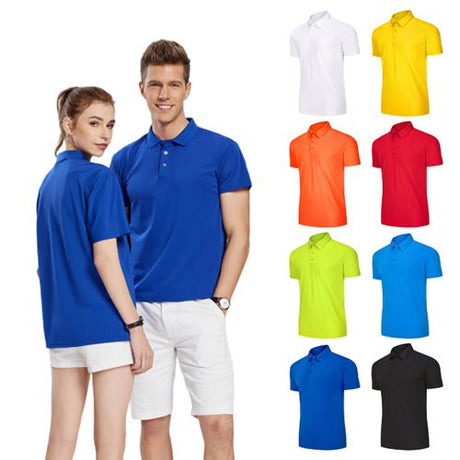 Quick - dry Short Sleeve Polo Shirt - Yorkn Inc✅
