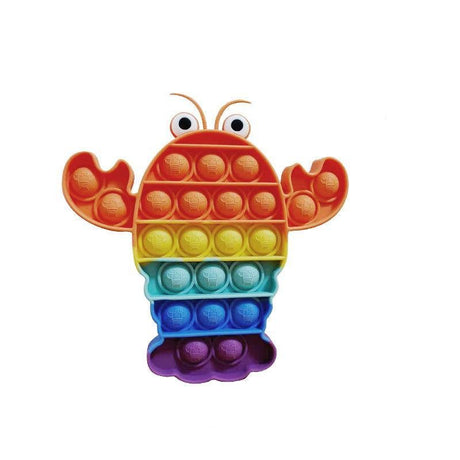 Rainbow Lobster Bubble Pop Fidget Toy - Yorkn Inc✅