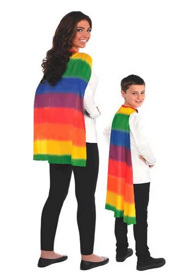 Rainbow Stripes Costume Cape - Yorkn Inc✅