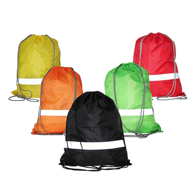 Reflective Drawstring Backpack - Yorkn Inc✅