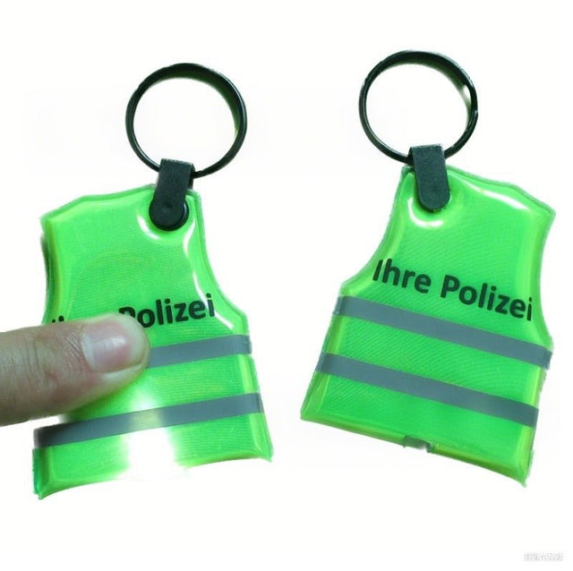 Reflective Vest Keychain With Flashlight - Yorkn Inc✅