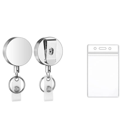 Retractable Badge Reel With Plastic Id Holder - Yorkn Inc✅