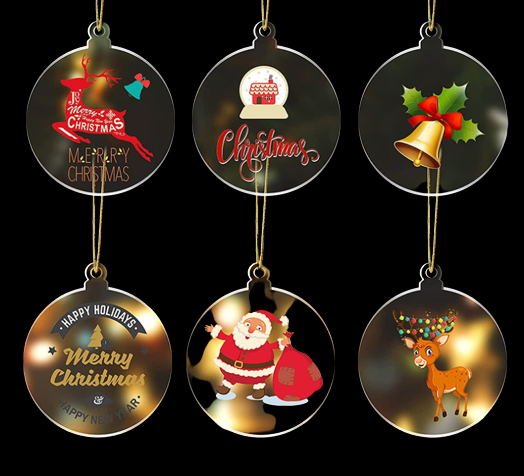 Round Acrylic Ornaments - Yorkn Inc✅