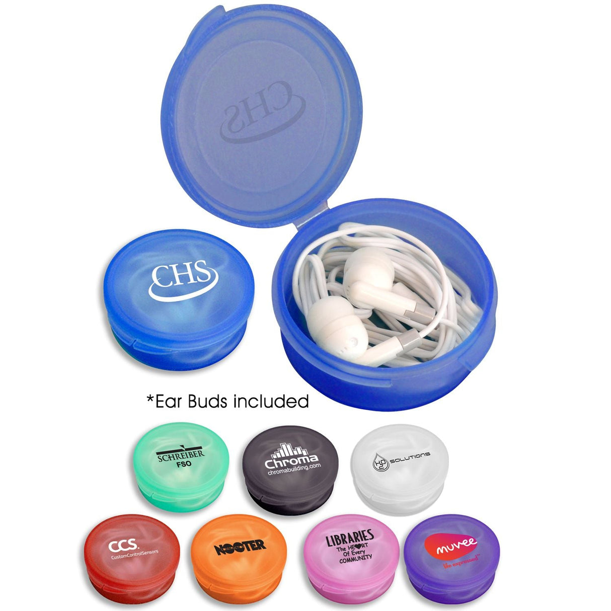 Round Ear Bud Case - Yorkn Inc✅