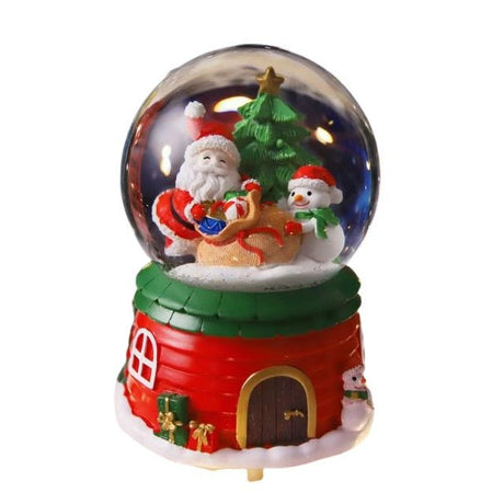 Santa Snow Globe Decor Without Music - Yorkn Inc✅