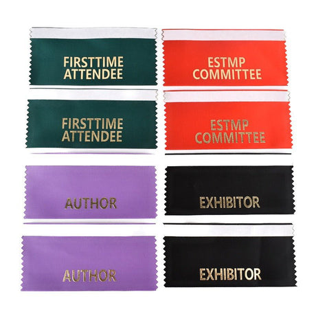 Self-adhesive Satin Ribbon Badge - Yorkn Inc✅