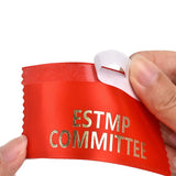 Self-adhesive Satin Ribbon Badge - Yorkn Inc✅